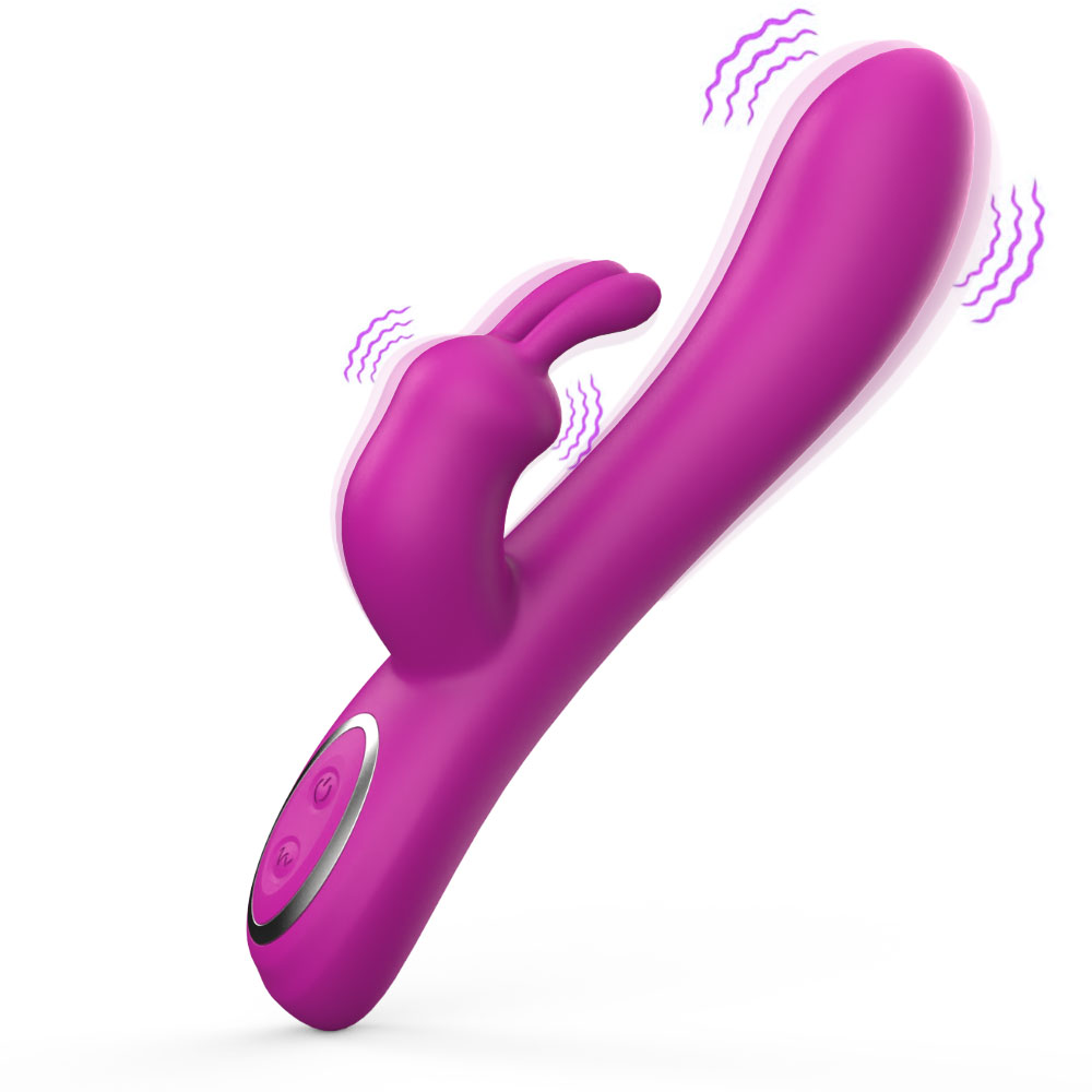 Kaninchenkopf G-Punkt-Vibrator für Anfänger, Klitoris-Stimulator, Dildo-Vibrator, USB, Erwachsenenprodukte, Vibratoren