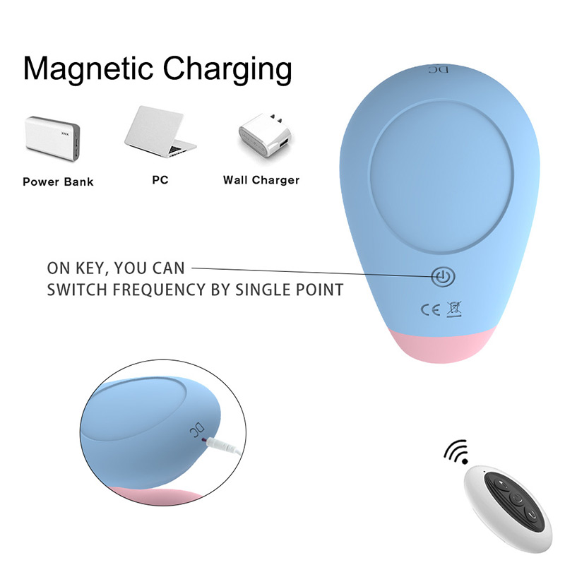 Tragbarer Fernbedienungs-Stimulationsvibrator für Paare